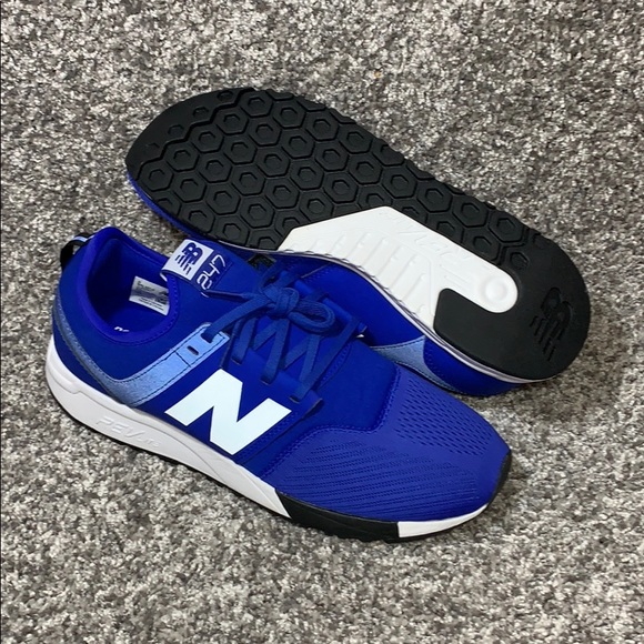 MENS NEW BALANCE SHOES 247 "ROYAL BLUE" MRL247J2 - Picture 6 of 8